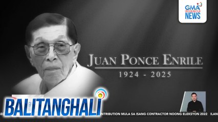 Juan Ponce Enrile na tubong-Cagayan, nagtapos ng abosya sa UP; may Master's Degree din sa Harvard | Balitanghali