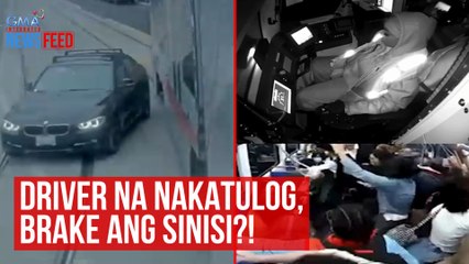 Driver na nakatulog, brake ang sinisi?! | GMA Integrated Newsfeed