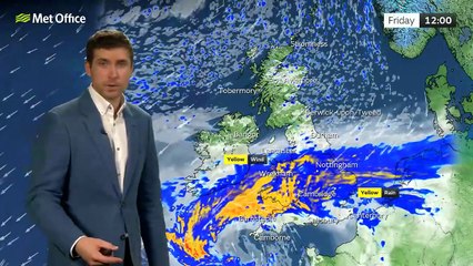 Met Office Friday Morning Weather Forecast 14/11/2025