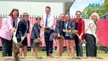 Turning of the sod at Bomaderry Public School's new preschool