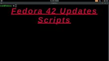 Fedora42 Updates in voller Länge