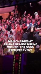 The incident occurred during the Wicked For Good premiere event at Universal Studios Singapore on Nov 13 AsiaOne observed Cynthia Erivo jumping in to help her costar Ariana Grande before security dragged the rogue fan away WickedForGood