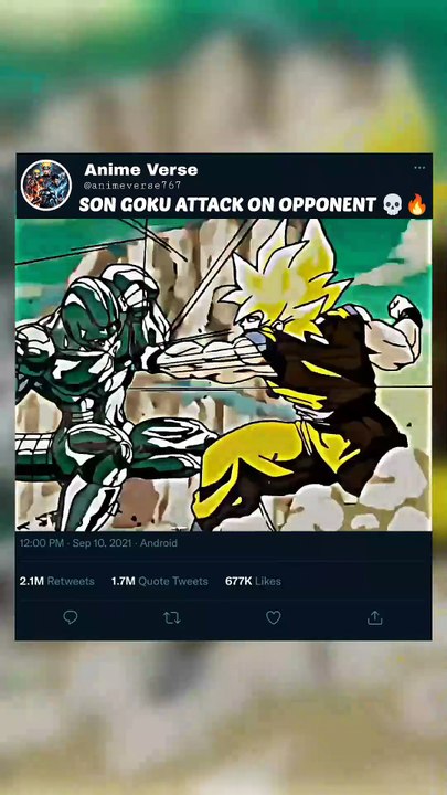 SON GOKU ATTACK ON OPPONENT 💀🔥