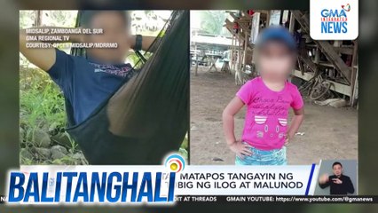 Mag-tiyuhin, patay matapos tangayin ng rumaragasang tubig ng ilog at malunod | Balitanghali