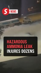 Dozens hospitalised after ammonia leak forces evacuations in Oklahoma town