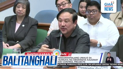 Sarah at Curlee Discaya, pansamantalang umalis sa pagdinig ng Senado para kumuha ng ebidensya kaugnay sa kuwestyunableng flood control projects | Balitanghali