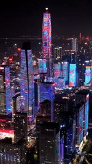 Shenzhen Night Skyline 🌃 | Futuristic City of Lights 🇨🇳 | China’s Modern City in 4K#china #travel