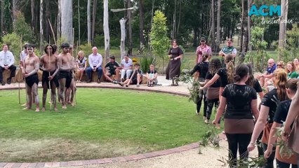 Celebration of signing of Commitment to Country agreement.