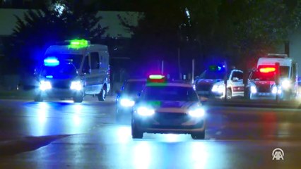 Gürcistan'da düşen askeri uçakta şehit olan askerlerin naaşları Türkiye'ye getirildi