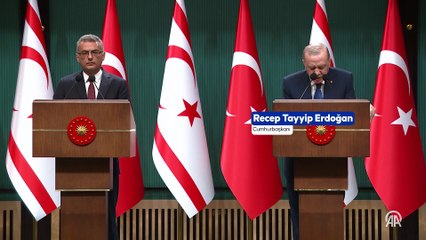 Cumhurbaşkanı Erdoğan: Kıbrıs meselesine çözümün Ada'da iki devletin bir arada var olmasından geçtiğine inanıyoruz