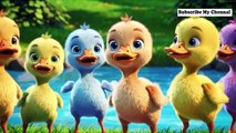 Five Little Duck  Learns to Sing Play _ Nursery Rhymes _ English Poem for kids