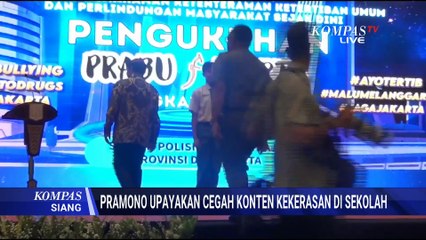 Cegah Paparan Konten Kekerasan, Pramono Instruksikan Konseling Rutin di Sekolah | KOMPAS SIANG