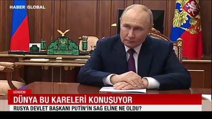 Dünya bu kareleri konuşuyor! Rus lider hastalığın pençesinde mi?