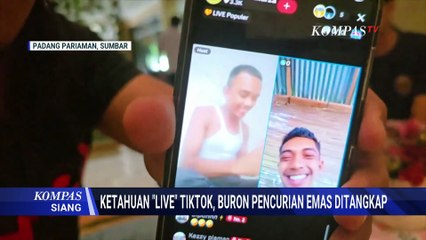 Ketahuan Live Tiktok, Buron Pencurian Emas 32 Gram dan Ponsel Ditangkap | KOMPAS SIANG