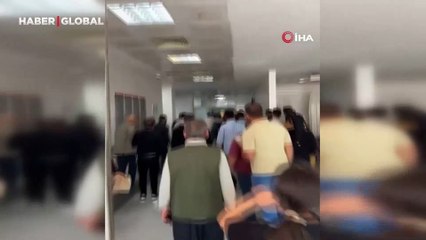Şanlıurfa hastane acilinde husumetliler tekme tokat kavga etti