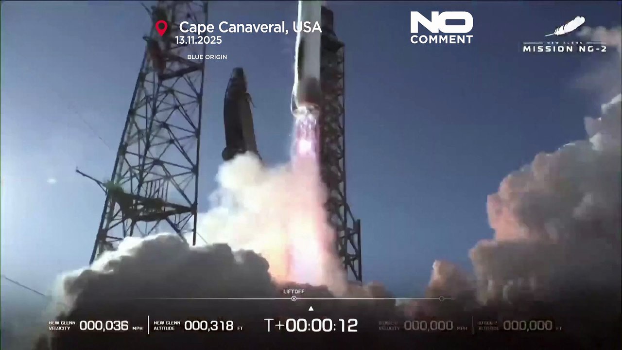 Blue Origin startet zwei Mars-Orbiter der NASA, landet erstmals die Erststufe