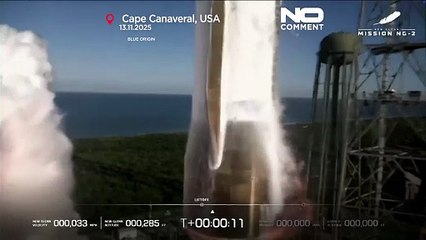 Blue Origin lancia gli orbiter marziani gemelli della NASA, atterra il booster per la prima volta