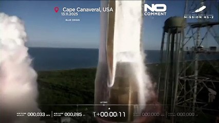 Blue Origin : New Glenn lance 2 orbiteurs de Mars de la NASA et récupère son premier étage