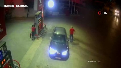 Her şey bir anda oldu, pompacıyı şoke eden olay