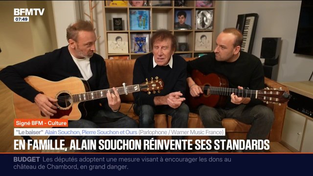 Alain Souchon dévoile un best-of acoustique sorti avec ses deux fils intitulé Studio Saint-Germain