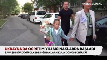 Ukrayna’da öğretim yılı sığınaklarda başladı