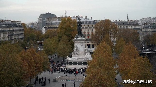 10 anni dal Bataclan, anche il premio Oscar Jean Dujardin alla commemorazione