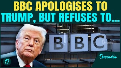 BBC Bends the Knees to Trump | Says SORRY over Trump Speech Scandal| Refuses Defamation Compensation