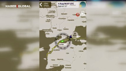 Kayıp iş insanı Halit Yukay’ın yatına çarptığı tahmin edilen geminin radar görüntüleri çıktı