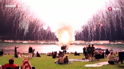 Japonya'da büyük felaket! Havai fişek festivali faciaya döndü, her şey patladı