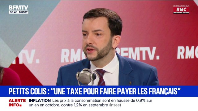 Nous sommes contre la taxe sur les petits colis : Jean-Philippe Tanguy (RN) estime que cette taxe va pénaliser les Français