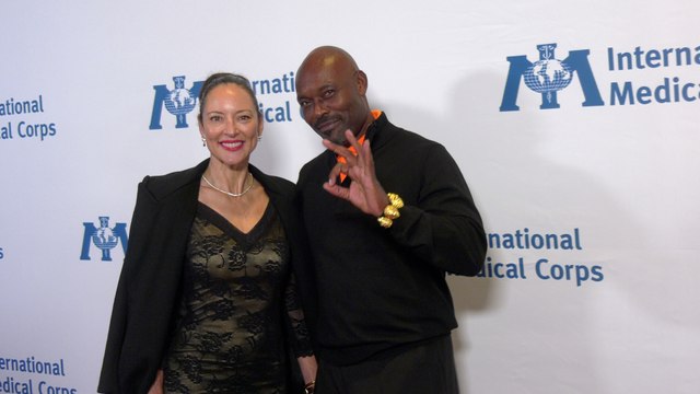 Lola Glaudini and Jimmy Jean-Louis 2025 International Medical Corps Annual Awards Red Carpet