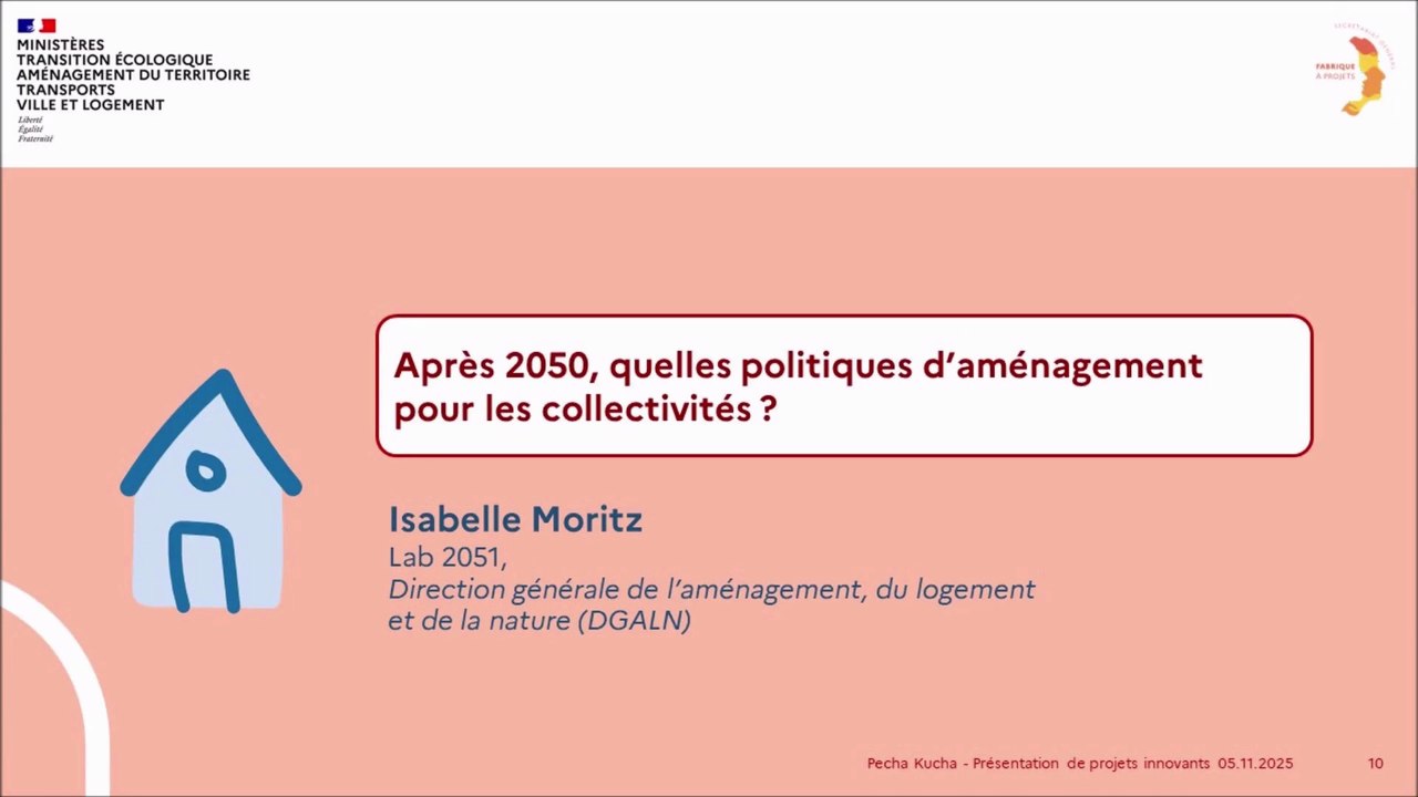 Pecha Kucha - Après 2050, quelles politiques d’aménagement  pour les collectivités ?