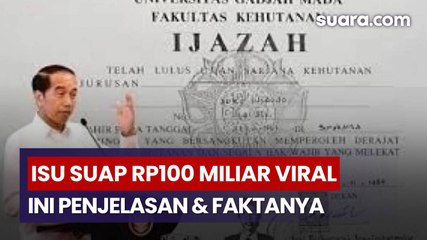 Fakta Sebenarnya di Balik Isu Rektor UGM Akui Jokowi Suap Rp100 Miliar untuk Ijazah Palsu