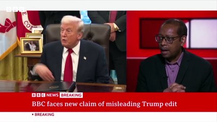 Diffusion d'un montage trompeur : Donald Trump a confirmé qu'il allait poursuivre en justice la BBC pour un montant allant jusqu'à cinq milliards de dollars