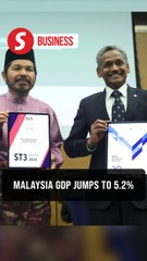 Malaysia's economy grows 5.2% in 3Q, as projected