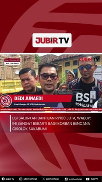 BSI Salurkan Bantuan Rp100 Juta, Wabup: Ini Sangat Berarti bagi Korban Bencana Cisolok Sukabumi