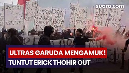 Kantor PSSI Digruduk Ultras Garuda Menuntut Erick Thohir Out