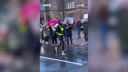 Sarah Cox sets off for her final leg of challenge for Children in Need