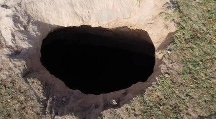 Konya'dan sonra Aksaray'da da obruk oluşmaya başladı