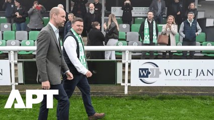 Prince William Opens New Road in Cornwall for Local Football Club Mousehole FC to Ease Traffic