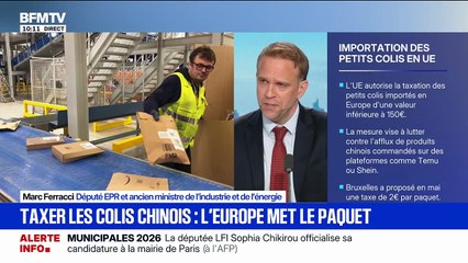 Taxe sur les petits colis: "C'est un enjeu de protection des consommateurs", pour Marc Ferracci, député EPR et ancien ministre de l'Industrie et de l'Énergie