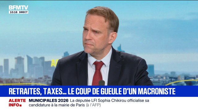 Suspension de la réforme des retraites: J'aurais pu l'admettre, si elle avait été pour solde de tout compte , indique Marc Ferracci, député EPR et ancien ministre de l'Industrie