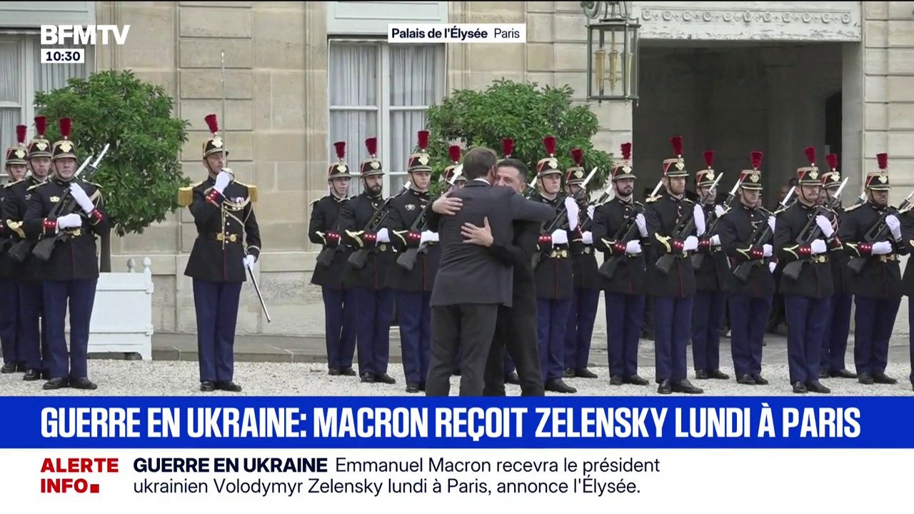 Emmanuel Macron recevra Volodymyr Zelensky lundi à Paris