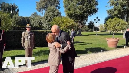 Red Carpet, Tight Hugs, Big Deals: Meloni And Rama Announce 16-Agreement Package | APT