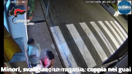 Minori, svaligiarono negozio: coppia nei guai