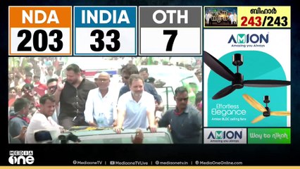 61 സീറ്റിൽ മത്സരിച്ച് നാല് സീറ്റിൽ ലീഡ് ചെയ്ത് കോൺ​ഗ്രസ്, സംസ്ഥാന അധ്യക്ഷനടക്കം തോൽവിയിലേക്ക്