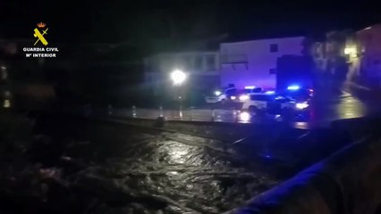 Dispositivo de la Guardia Civil en Ávila por las lluvias