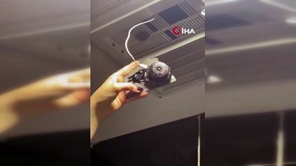 İstanbul'da bir firmanın kadınlar tuvaletinden gizli kamera çıktı