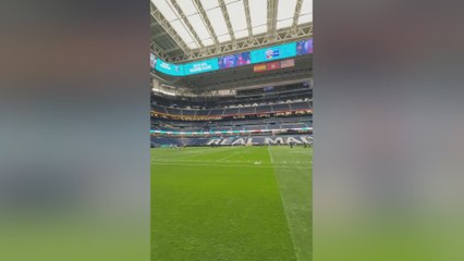 La NFL sube este espectacular vídeo alucinando con el Bernabéu