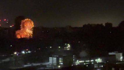 Shocking video shows Kyiv’s night sky light up during ‘massive’ coordinated strike by Russia